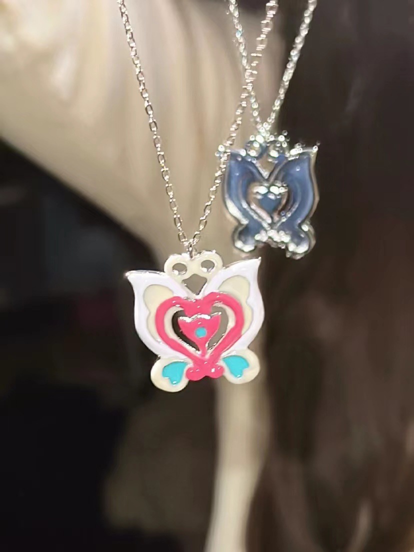 Dopamine Jewelry Balala Little Magic Fairy Transformation Magic Wand Necklace Gentle Temperament Girly Simple Clavicle Chain for Women