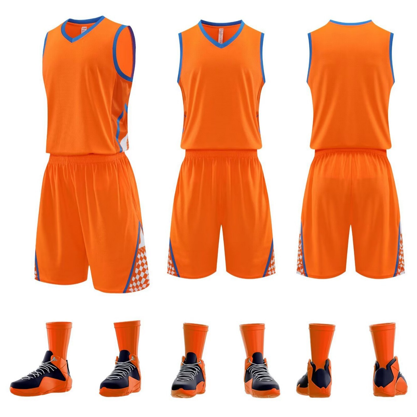 Men's and Women's Basketball Uniforms, Sports Suits, School Game Basketball Uniforms, Ready-Made Group Orders, Light Plate Printing Logo