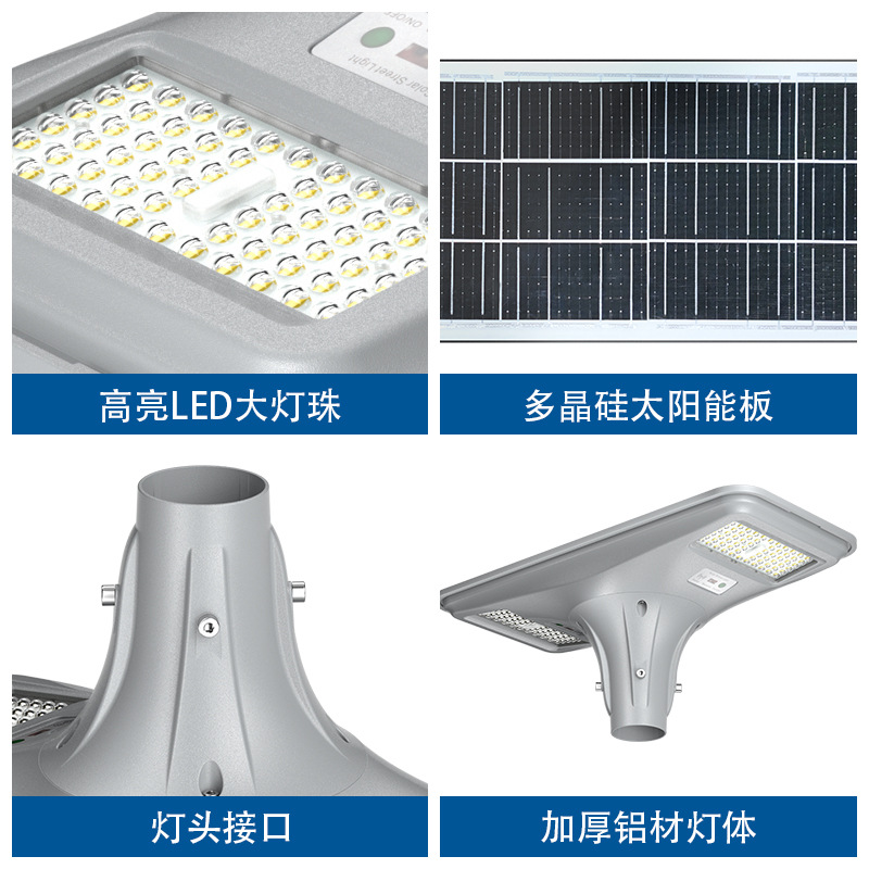 Lámpara de calle solar al aire libre impermeable patio Cuerpo Humano inducción alta potencia Home Park impermeable LED paisaje lámpara de calle