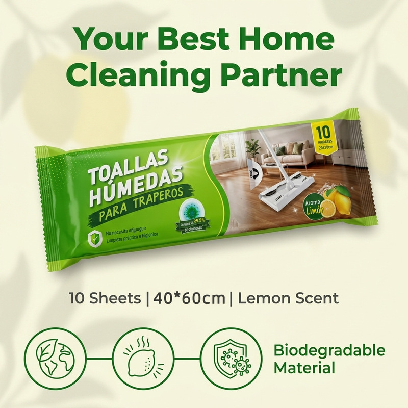 Export-grade floor cleaning wipes, pet mop wipes, no-rinse cleaning cloths, dust-removing disposable floor wipes Export-grade floor cleaning wipes, pet mop wipes, no-rinse cleaning cloths, dust-removing disposable floor wipes