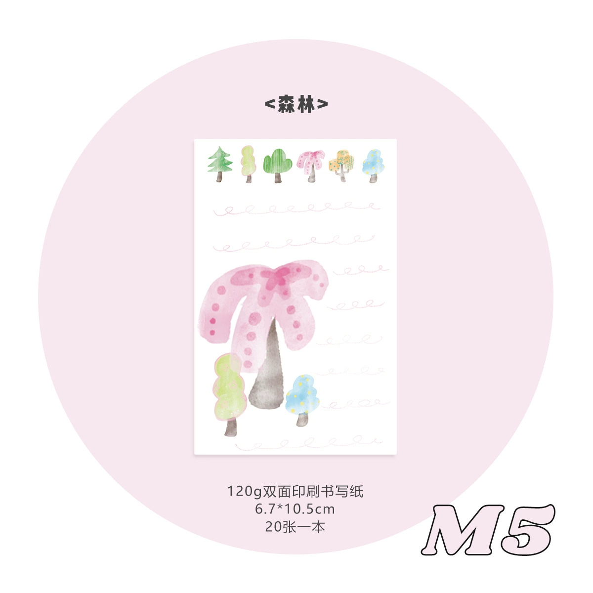 Handheld M5 Storage Set — Transparent PVC Shell, Inner Pages & Accessories, Multi-Color
