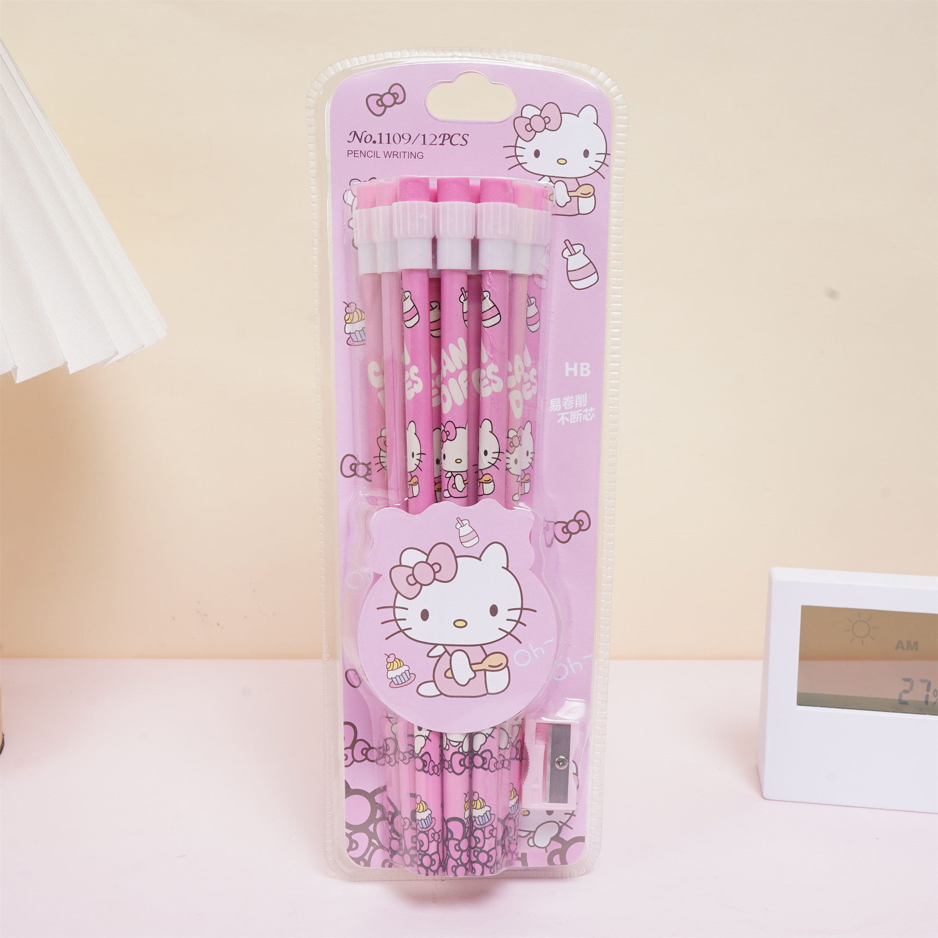 1109 산리오 연필-KT 고양이