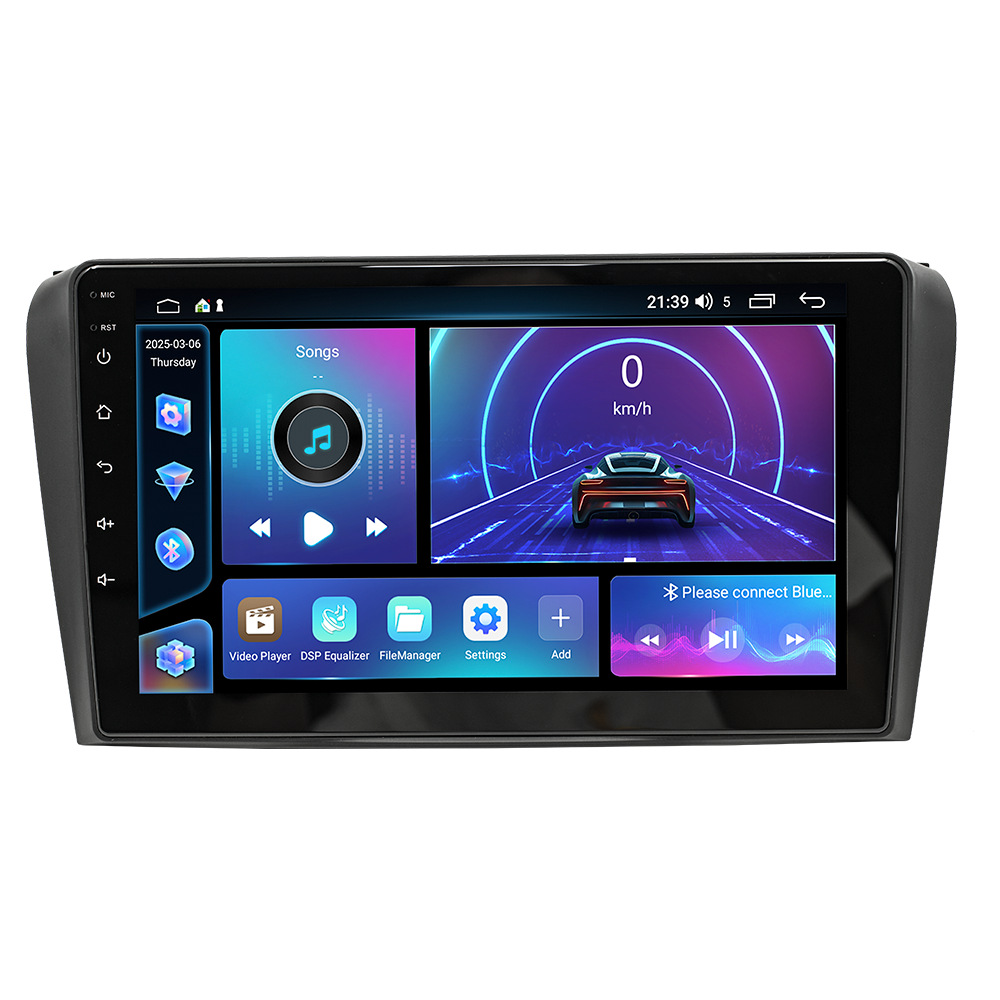 Aplicable al modelo 04-09 Mazda 3 Android All-in - One de navegación de automóviles Fang Yitong cuatro núcleos / ocho núcleos motor de automóviles