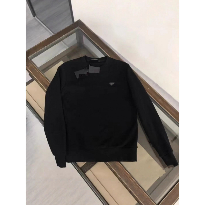 Foreign Trade Cross-Border P Brand Autumn and Winter New Men's and Women's Pure Cotton Sweatshirt with Triangle Logo, Round Neck, Loose Fit, Sports Trendy Brand Long-Sleeve Shirt Foreign Trade Cross-Border P Brand Autumn and Winter New Men's and Women's Pure Cotton Sweatshirt with Triangle Logo, Round Neck, Loose Fit, Sports Trendy Brand Long-Sleeve Shirt