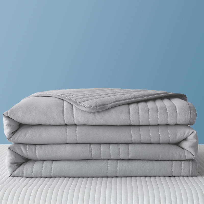 Solid Color Washable Air Conditioning Quilt, Summer Cooling Quilt, Thin Quilt, Fiber Quilt, Bedding Wholesale
