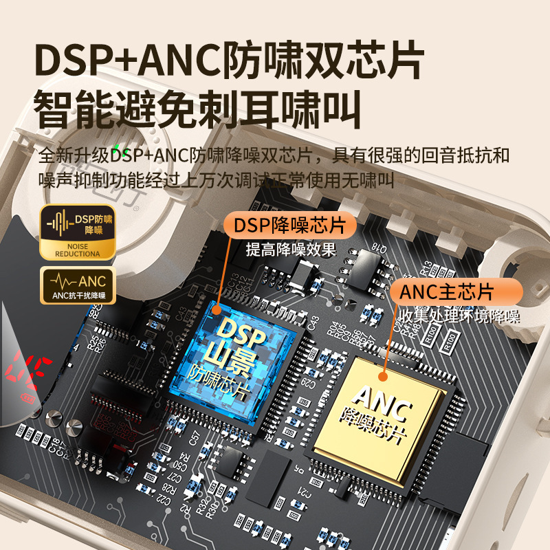 プライベートモデルの新しいワイヤレス拡声器ボタンマイク多機能拡声器大音量と長いバッテリー寿命スポット卸売|undefined