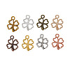 DIY retro alloy jewelry accessories multi -color optional four -leaf grass pendant Zakka manufacturers direct sales 973