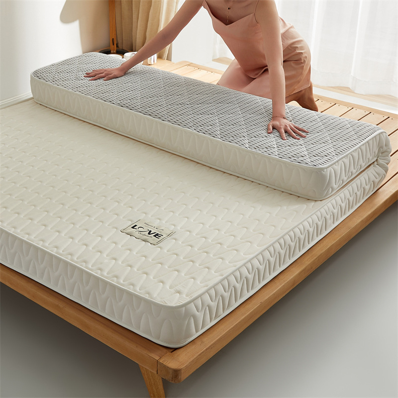 Quartz Wave Memory Foam Latex Coconut Palm Three-Dimensional Tatami Single and Double Home Student Dormitory Foldable Mattress