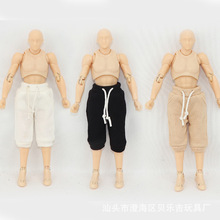 SHF素体12分兵人娃衣可动人偶模型衣服休闲卫衣裤子工厂直销批发
