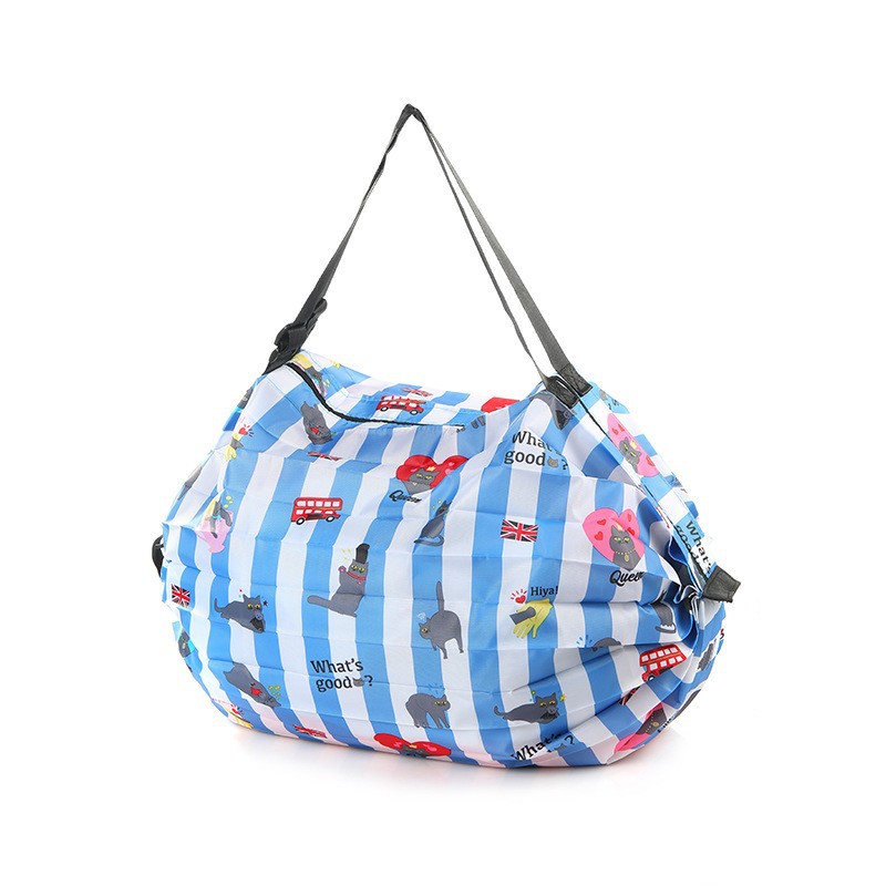 Fábrica de gran capacidad plegable bolsa de compras plisada camuflaje multicolor Oxford tela de almacenamiento portátil protección del medio ambiente bolso