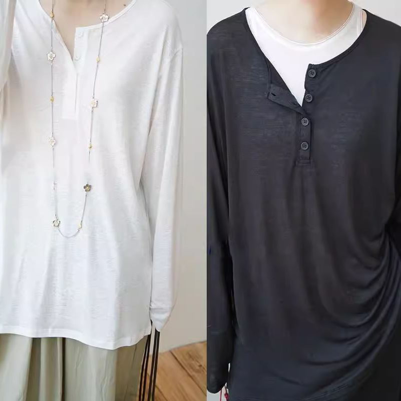 Yilu's new wardrobe essential T-shirt_Shu is a breathable and…