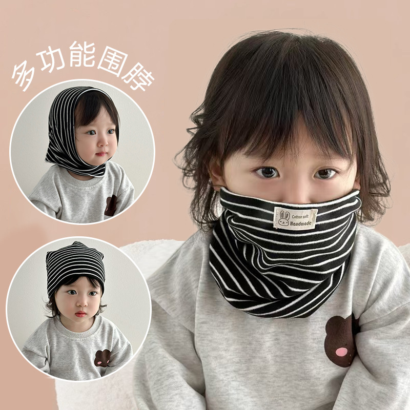 Children's Neck Sleeve Autumn and Winter Australian Velvet Outdoor Windproof Warm Scarf for Boys and Girls Baby Infants Korean Style Neck Sleeve