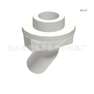【50G起订】跨境MOC积木乐兼容高65578 零件人仔脚部 站立 支撑件