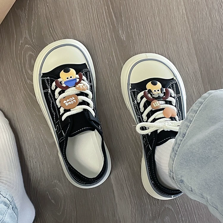 Женские парусиновые туфли на толстой подошве, новинка лета 2024, суперпопулярные в Интернете знаменитости с юбкой, белые туфли, кроссовки, дизайн ниши