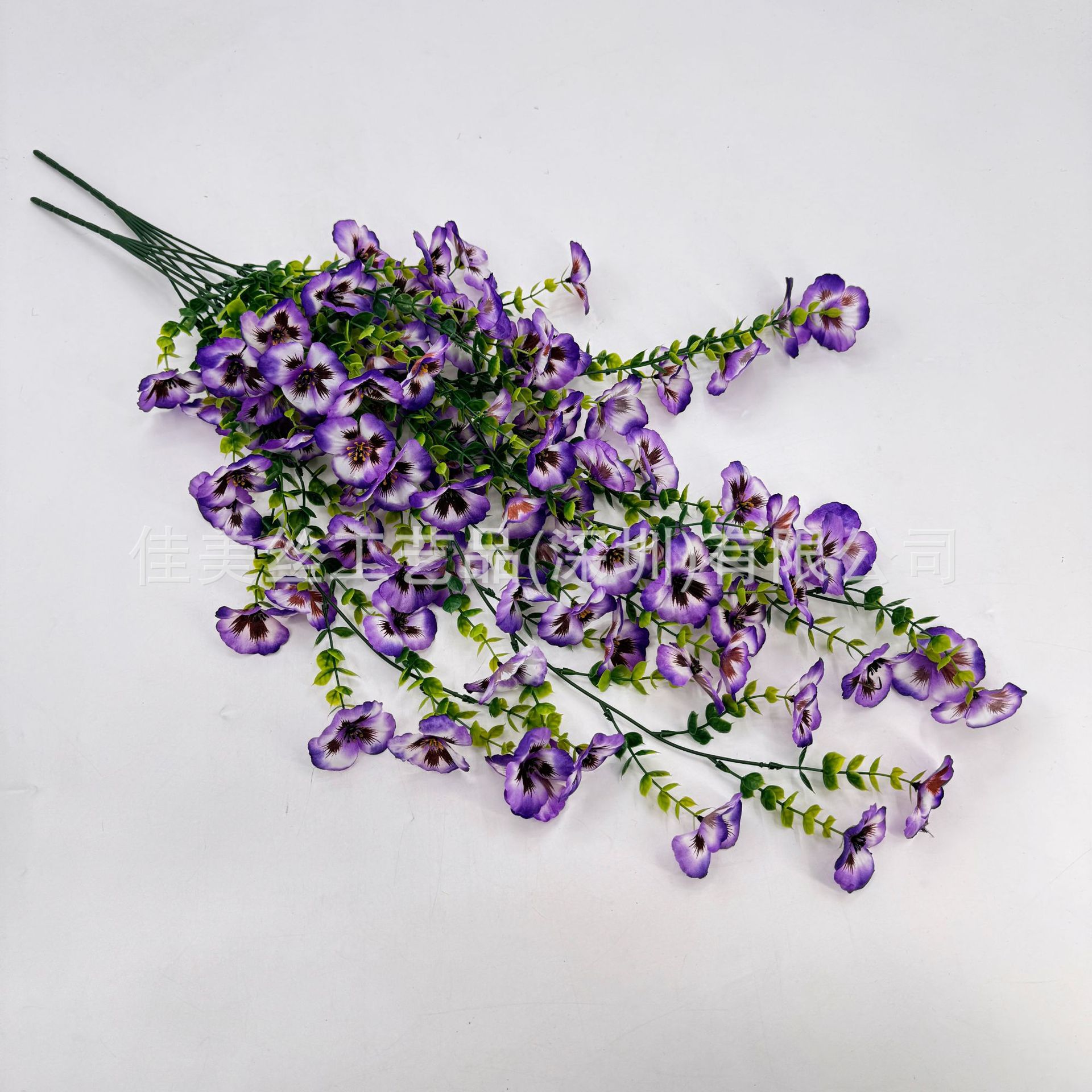 Amazon's Best-Selling Artificial Eucalyptus and Pansy Vine Bouquet for Home and Garden Decoration