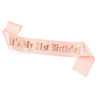 Birthday Party Birthday Crown Poor IT's My 18 21 30 40 50 60 BIRTHDAY shoulder strap