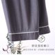 Simple Men's modal cropped pants over-the-knee thin outer wear jumpsuit men's loose pajama pants home pants