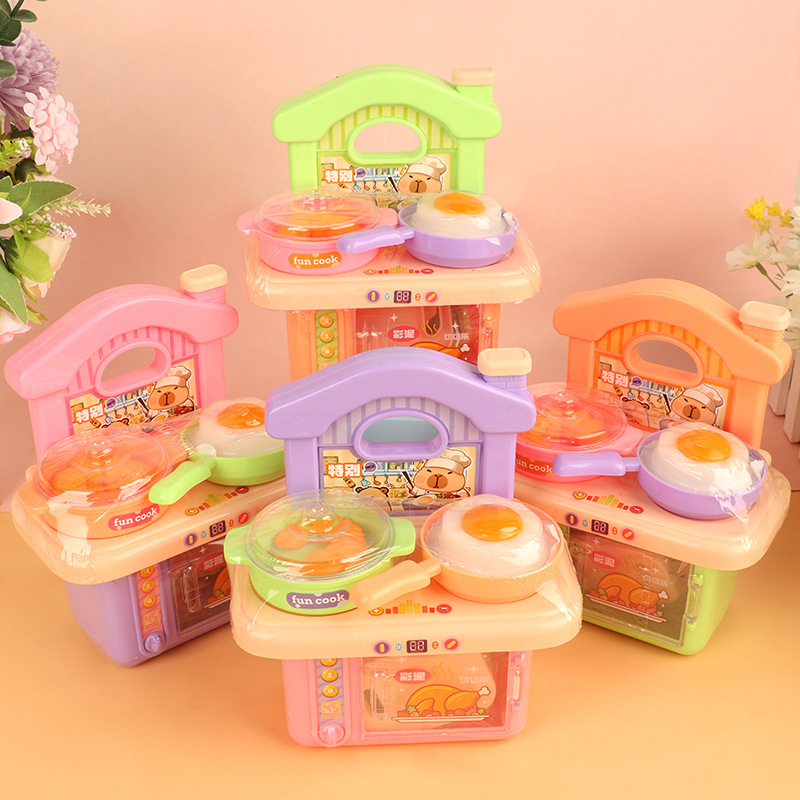Meijia Yuan ダイニングテーブル オムレツマシン (ポッピングキャンディー + ゼリー) 子供用楽しいままごとキャンディー 22g*6 個 (箱入り)|undefined