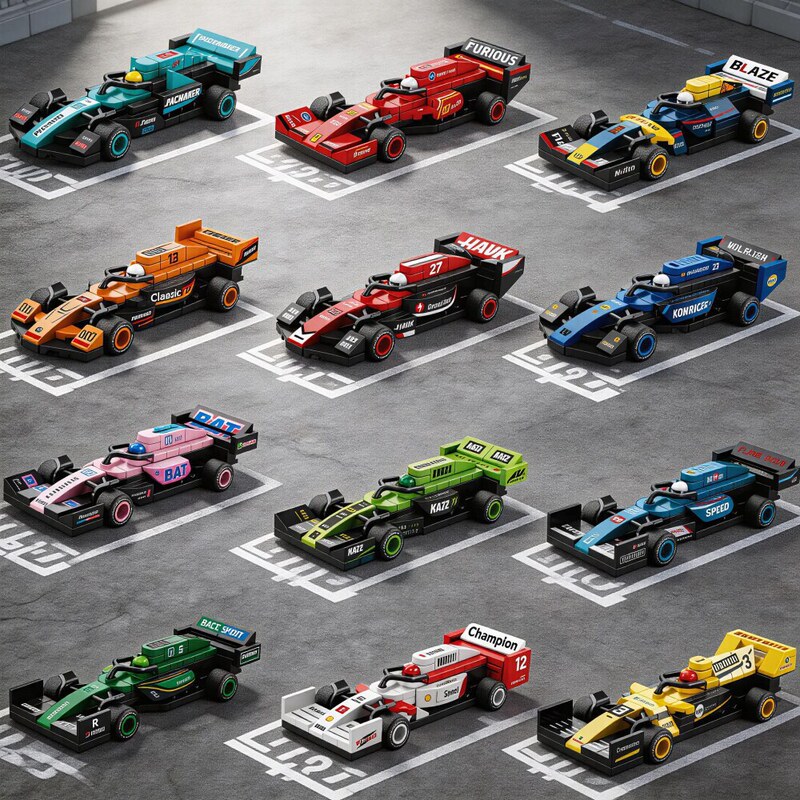 Toy Car F1 Formula Racing Car Assembly Building Blocks Small Car Model Small Particle Educational Toy for Boys Toy Car F1 Formula Racing Car Assembly Building Blocks Small Car Model Small Particle Educational Toy for Boys