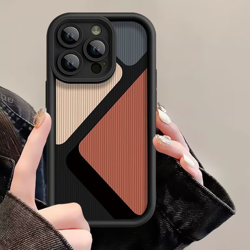 Modelos de pareja para iphone16promax funda para teléfono móvil Apple 15 anti-caída 14 estilo europeo y americano 13pro/12/11x