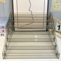 階段展示棚デスクトップ多機能大容量収納棚ネイルアート店舗陳列展示棚パウダー収納棚