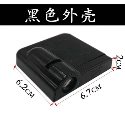 Car welcome lamp, door projection lamp, door opening lamp, wiring-free wireless laser lamp, universal led decorative lamp modification (Other lights) - car-black-appearance