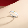 Ring for beloved suitable for men and women, epoxy resin solar-powered, simple and elegant design