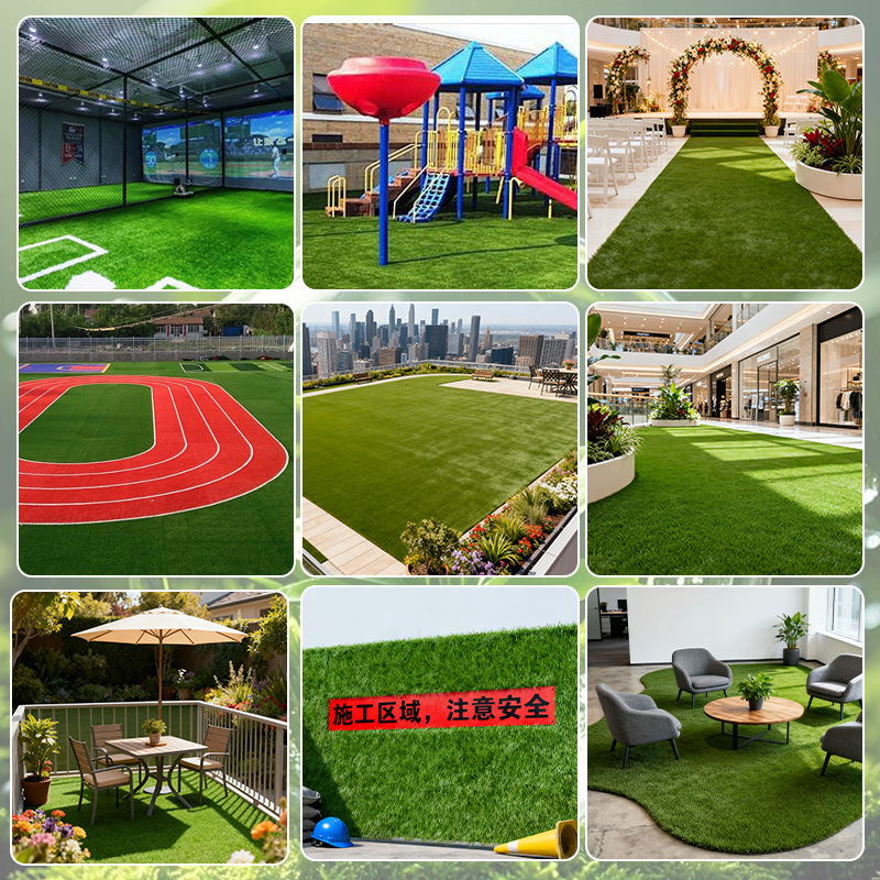 césped simulado jardín de infantes ingeniería al aire libre cubierta césped verde techo campo de fútbol escuela césped artificial césped falso