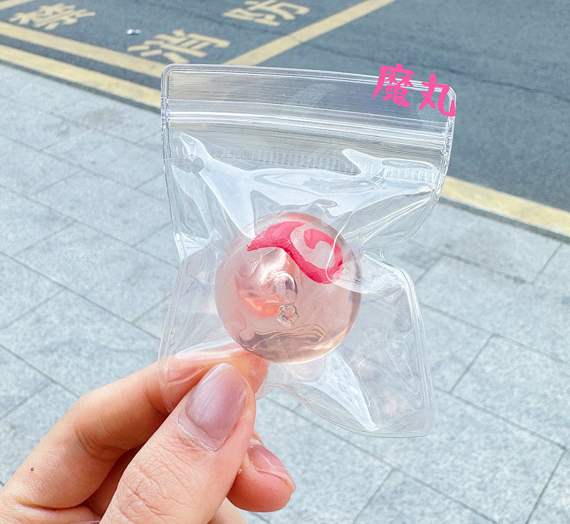 B Magic Pill Lingzhu pellizcando Le Xiaobi Ga Nezha Ao Bing Lingzhu pellizco de alta transparencia Le pellizca para descomprimir y desahogar cuentas Yuan mixtas