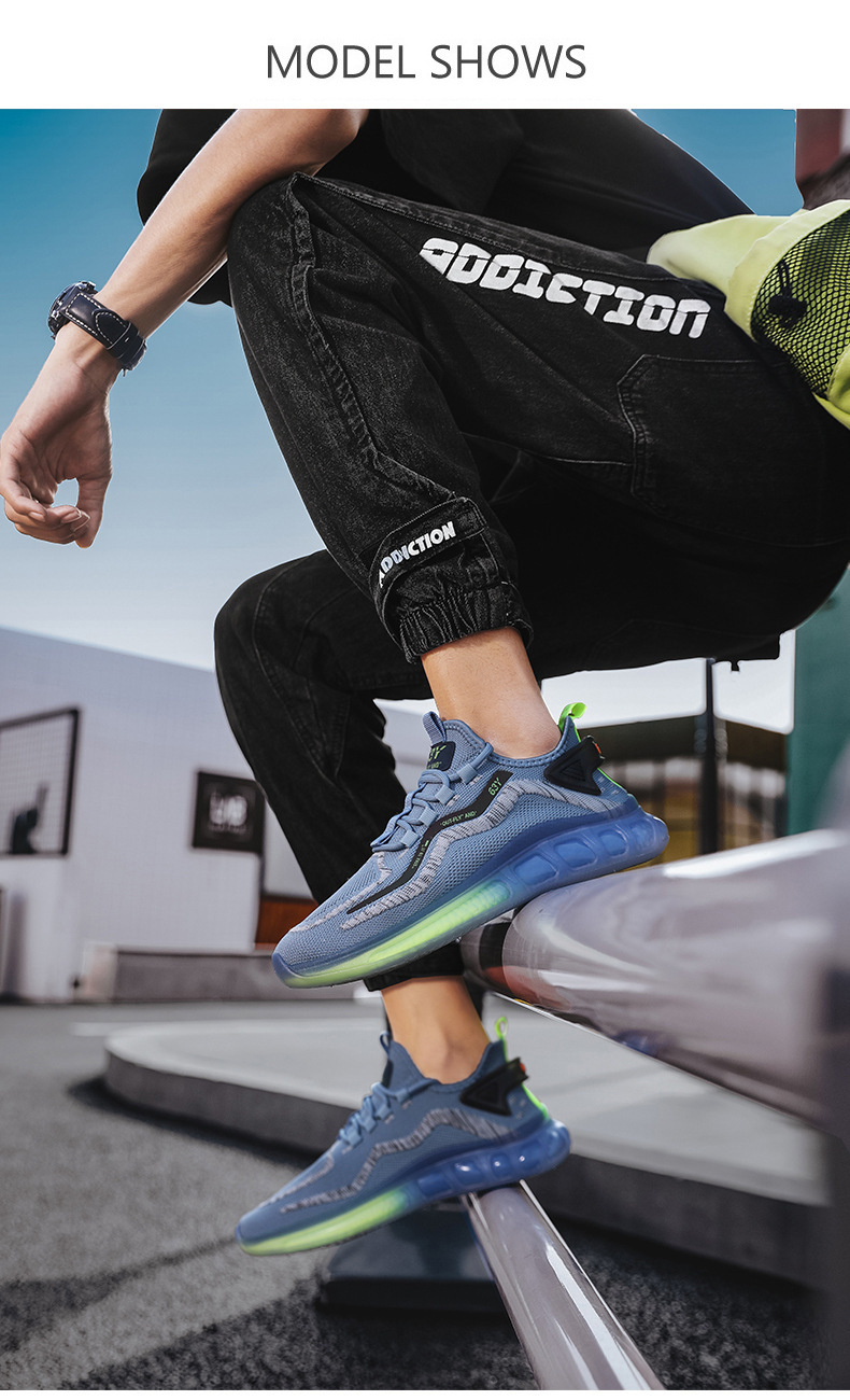 Herren Tennisschuhe Sneakers Synthetikgewebe Gepolstert Leicht zu reinigende Schuhe_voghion.com