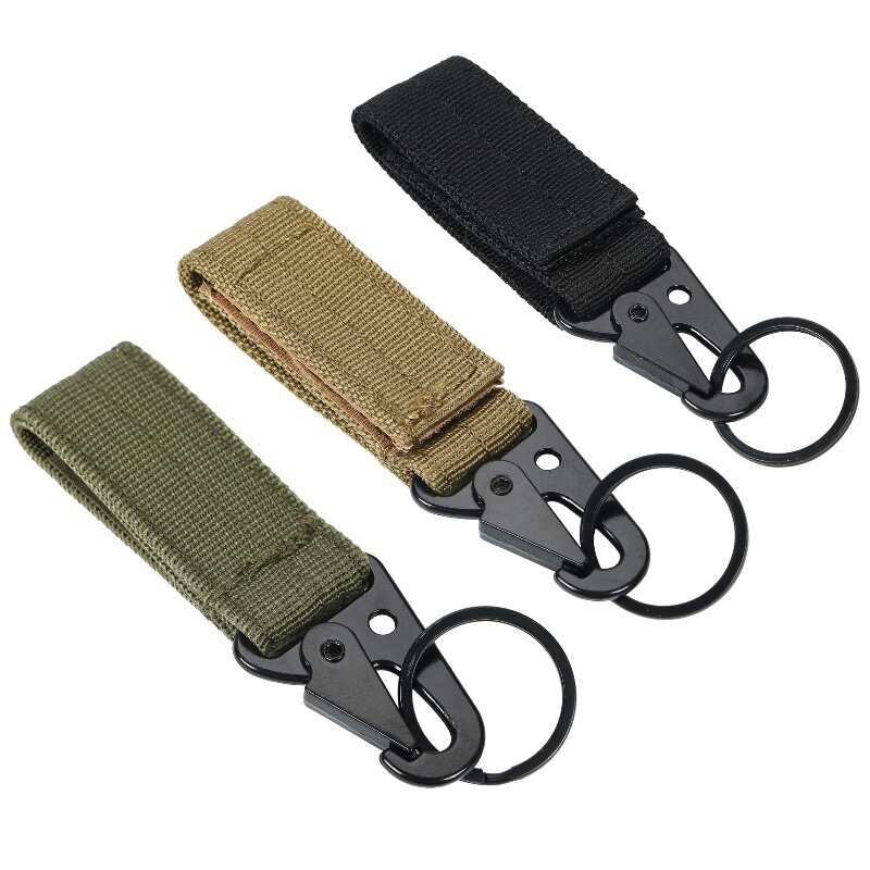 Outdoor Tactical Nylon Webbing Hook, Multifunctional Eagle Beak Hook, Universal Eagle Beak Hook, Hook Keychain