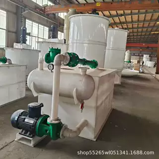 PP真空机组生产厂家聚丙烯水喷射真空泵操作简单PP卧式真空泵机组