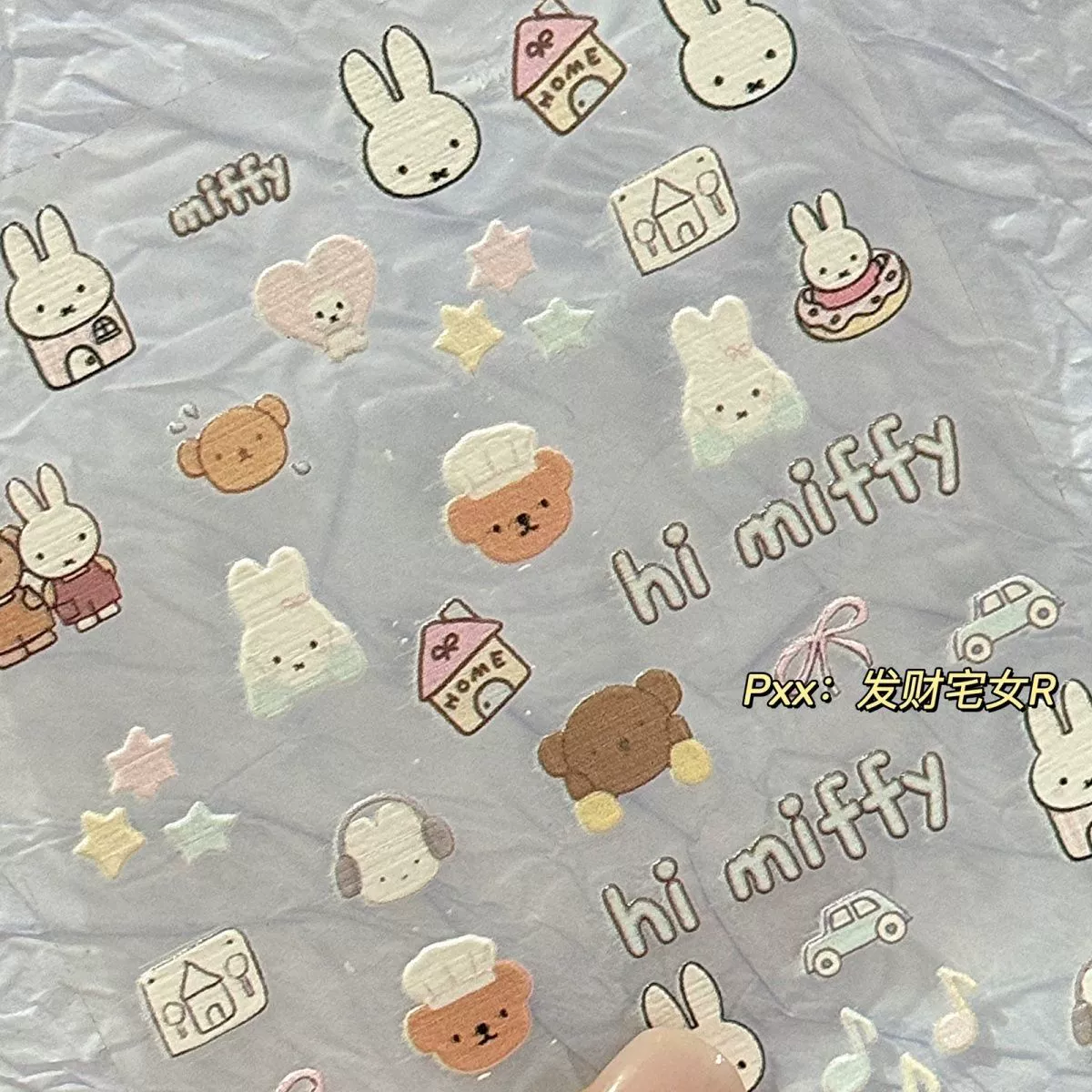Cute three dimensional sticker, waterproof pen, stickers, South Korea