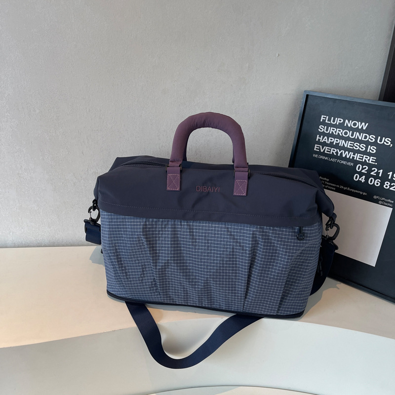 Bolsa de viaje de mujer ligera de gran capacidad bolsa deportiva de fitness bolsa de viaje corto bolsa de mano bolsa de embarque bolsa