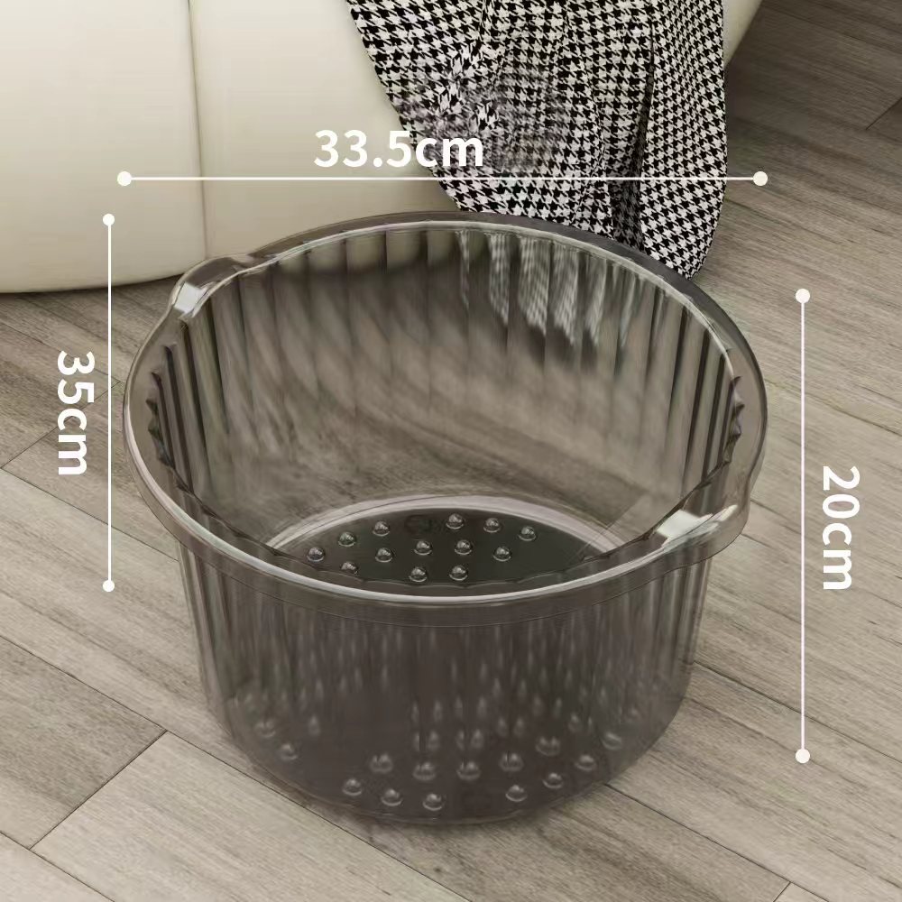 Sanidad masaje pie bañera grande lavado de pies bañera de pies alto espesado transparente bañera de pies bañera de pies bañera de pies mayorista