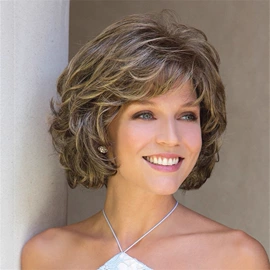 假发长卷发;假发短卷发;长直发假发