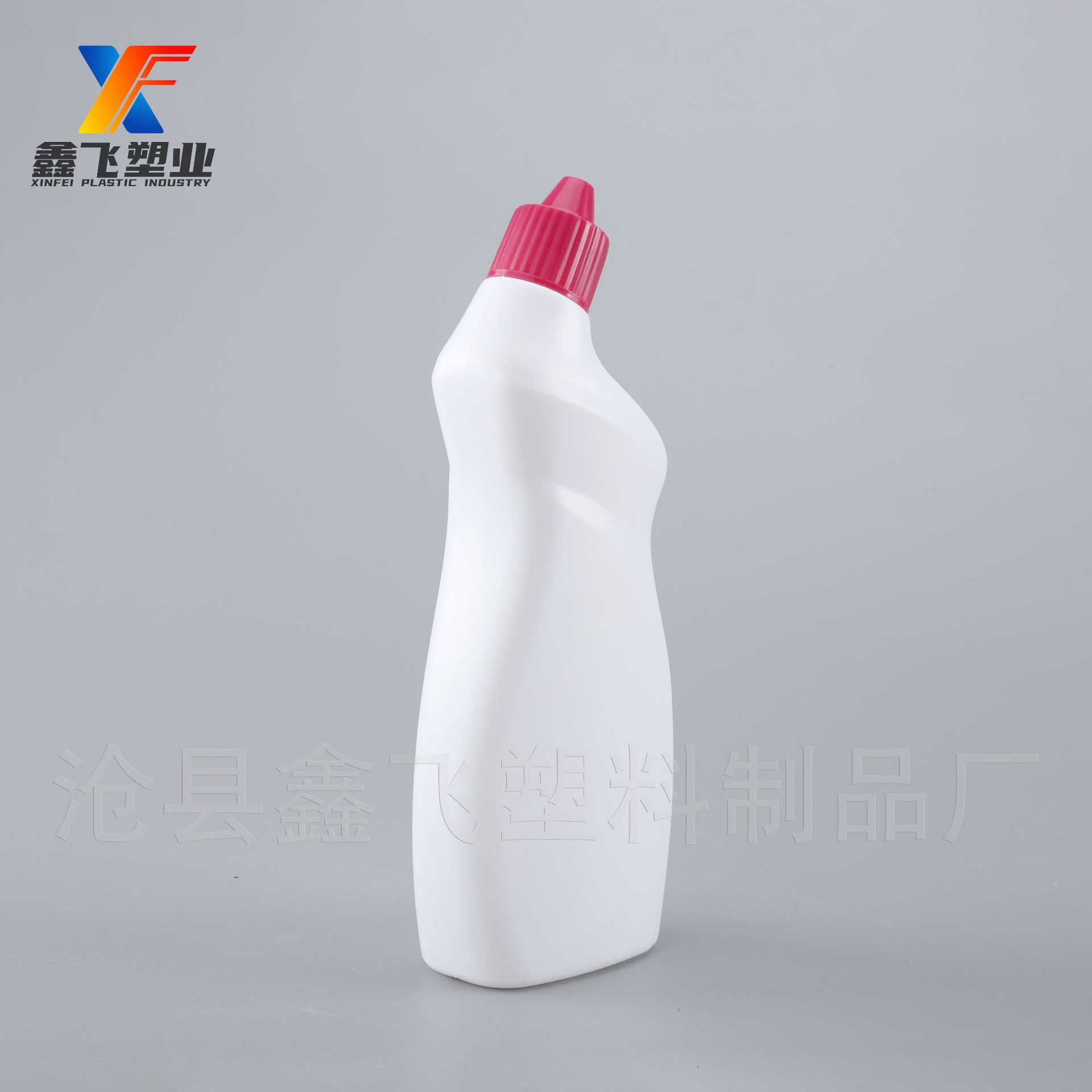 500 ml 화장실 청소기 병 화장실 청소기 병 PE 공장 화장실은 두꺼운 세제 병 비뚤어진 입 플라스틱 병