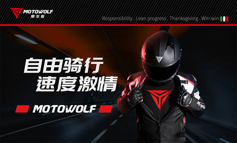 MotoWolf electric motorcycle knee pads, anti-fall leg guards for riding, suitable for all seasons, spring and summer rider protective gear