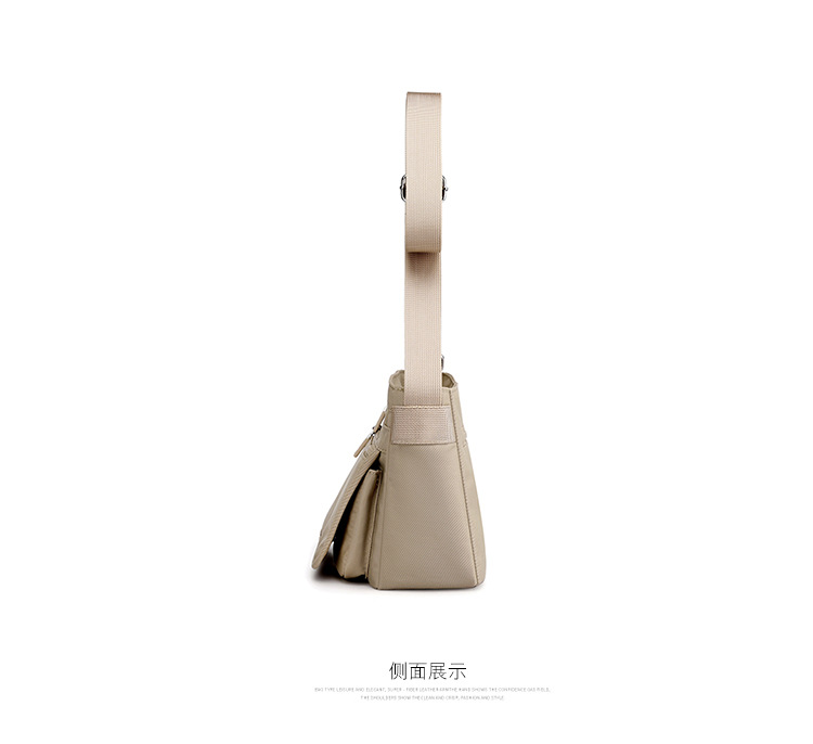 New trendy single-shoulder bag, waterproof nylon bag, multi-layer crossbody bag, Korean-style versatile backpack for foreign trade women in 2025 undefined