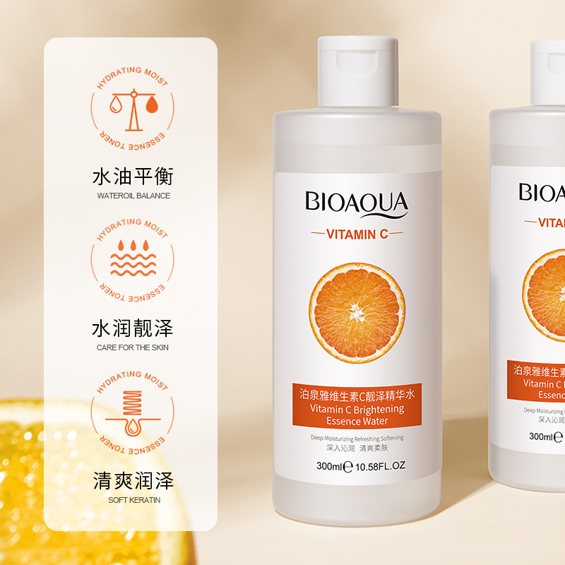 Esencia Facial de Vitamina C, Hidratante y Humectante, para Rostro
