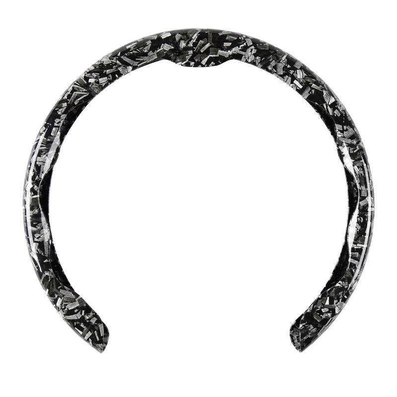 2025 new 5D headband forged carbon maple pattern card type car steering wheel cover factory direct sales of a generation of hair