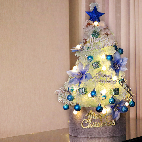 Cross-border 60cm Christmas tree home package Christmas decorations European style exquisite decoration mini ornaments gifts