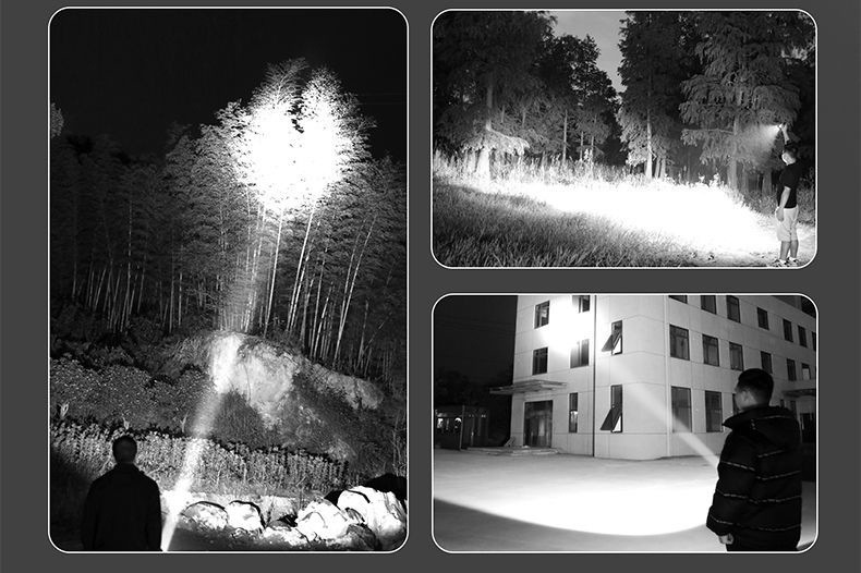 Pathfinder Yusf Strong Light Flashlight Ultra-Bright Long-Range Zoom Rechargeable Outdoor Home Portable Durable Multi-Function