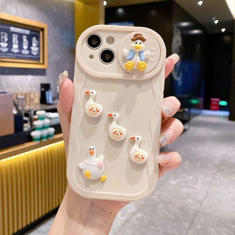 Wave push window for iPhone15PRO mobile phone sliding window diy duck soft shell apple 16 protective cover 13xr Wave push window for iPhone15PRO mobile phone sliding window diy duck soft shell apple 16 protective cover 13xr