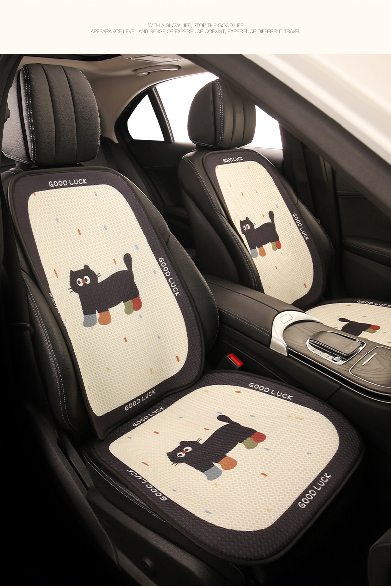 Car Seat Cushion for All Seasons, Women's Seat Cushion, Cute and High-End Car Seat Cover, 2025 New Model, Trendy Seat Cover