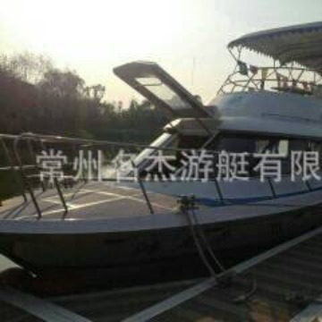 型玻璃钢18米休闲私人艇 景区湖泊观光艇