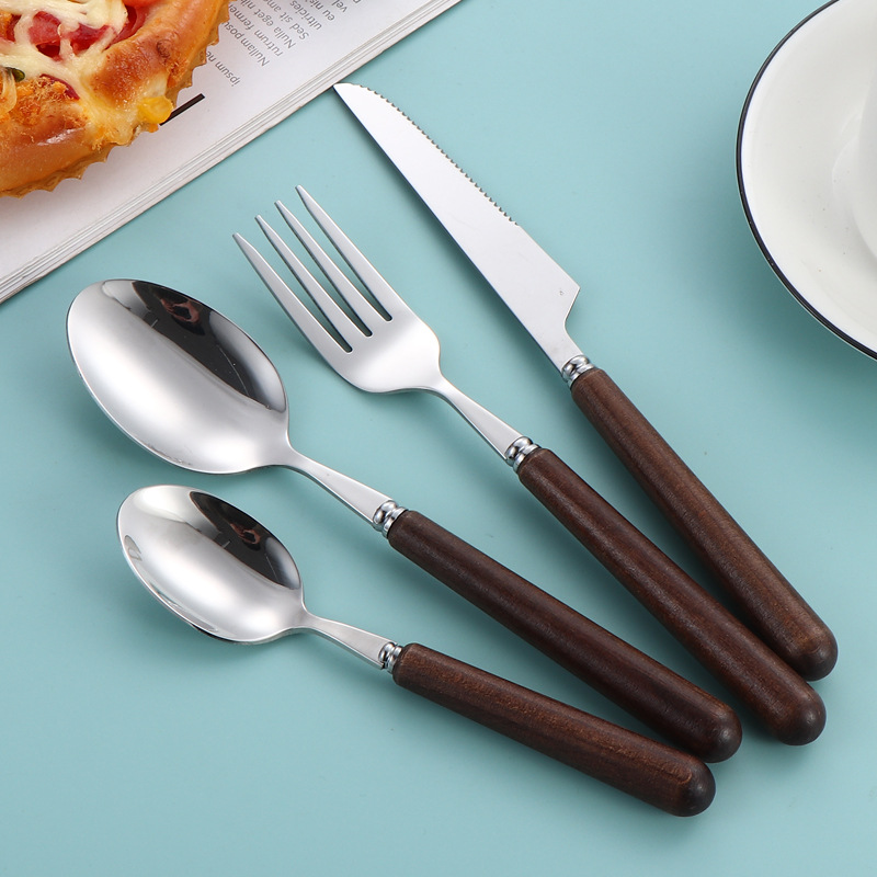 Hot sale 304 cuchillos de acero inoxidable cucharas de té cuchillos de cuchillo de cuchillo