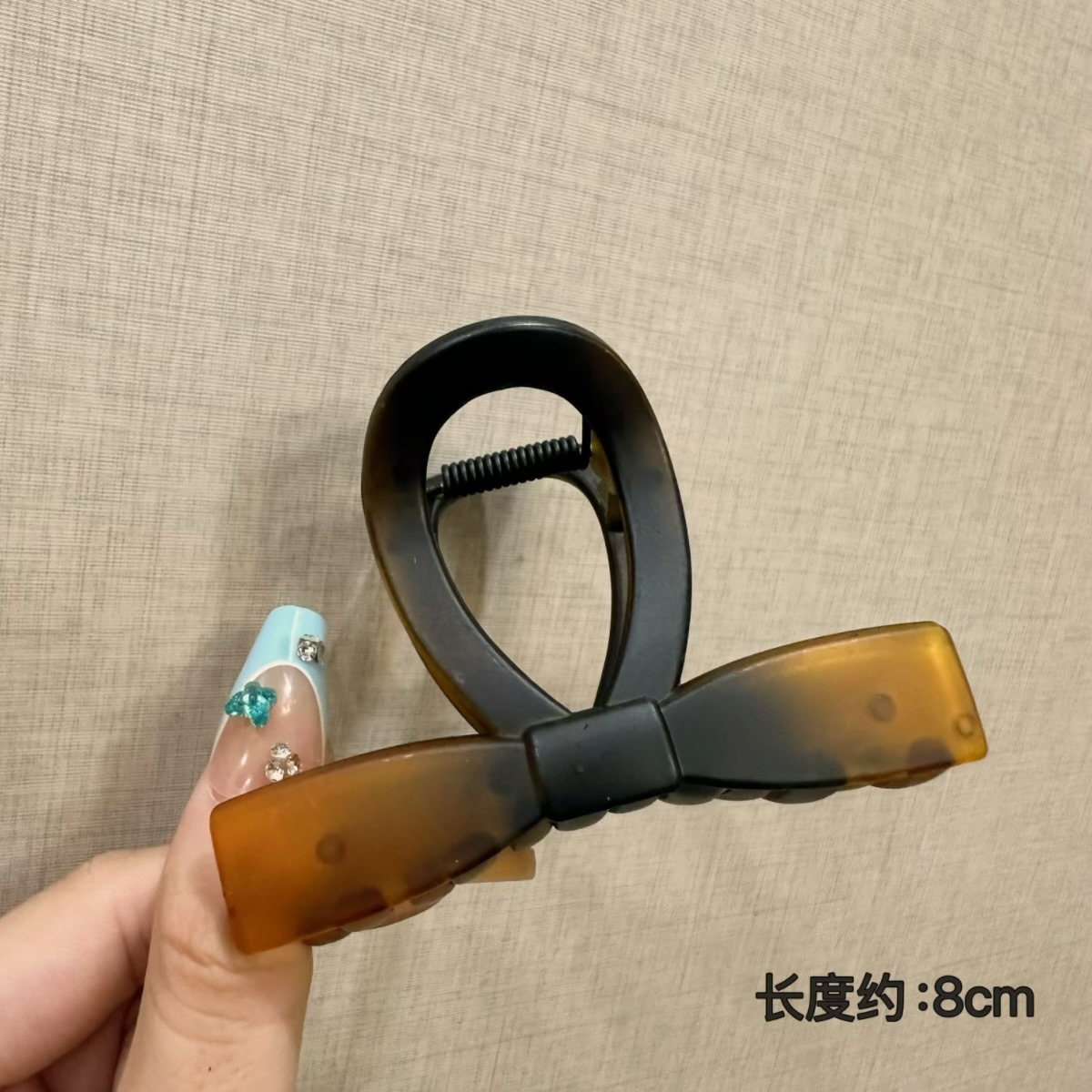 Small bow tie amber-8cm