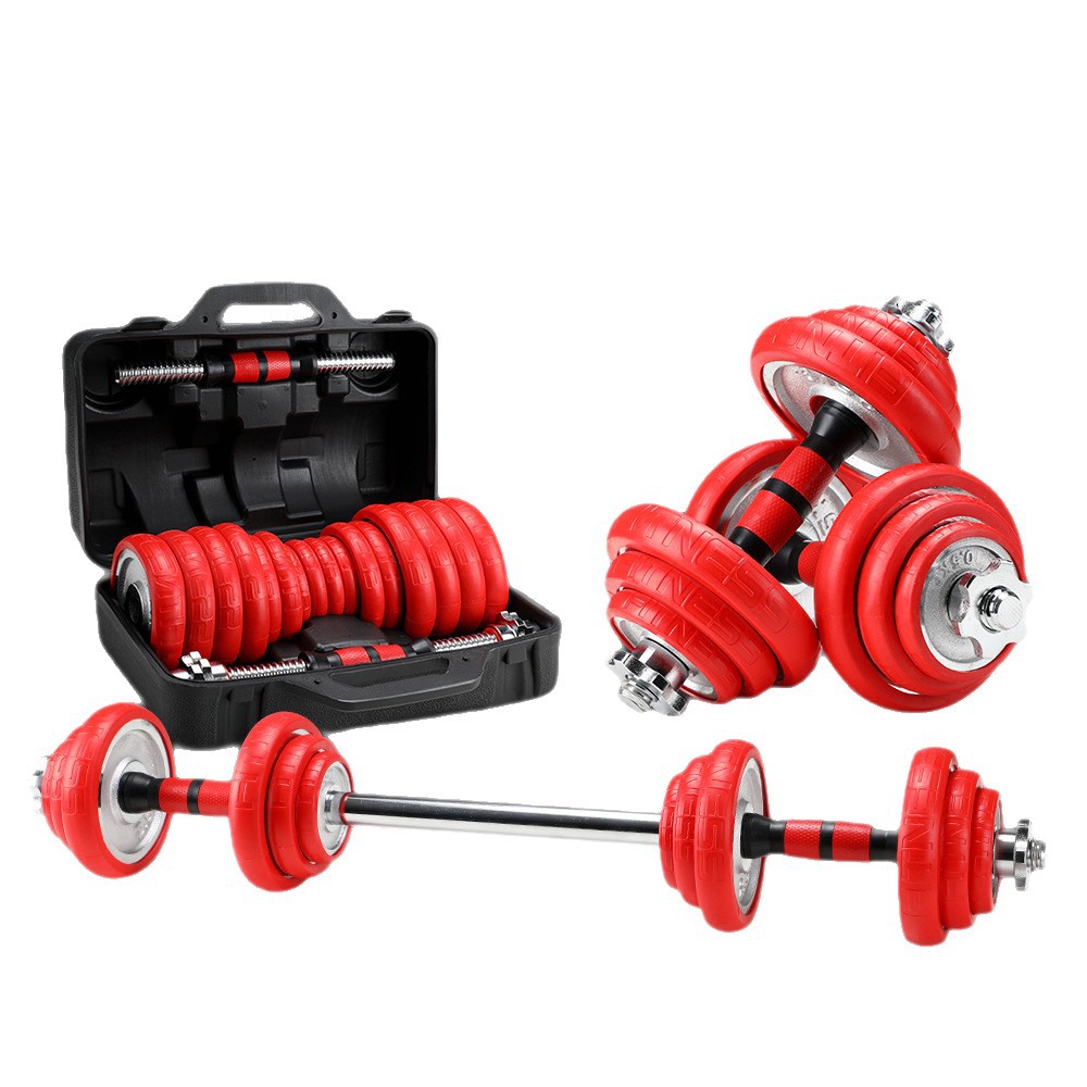 Electroplated Cast Iron Solid Dumbbell Fitness Equipment for Export, Suitable for Home Workouts, Men's Home Barbell for Dormitory Use