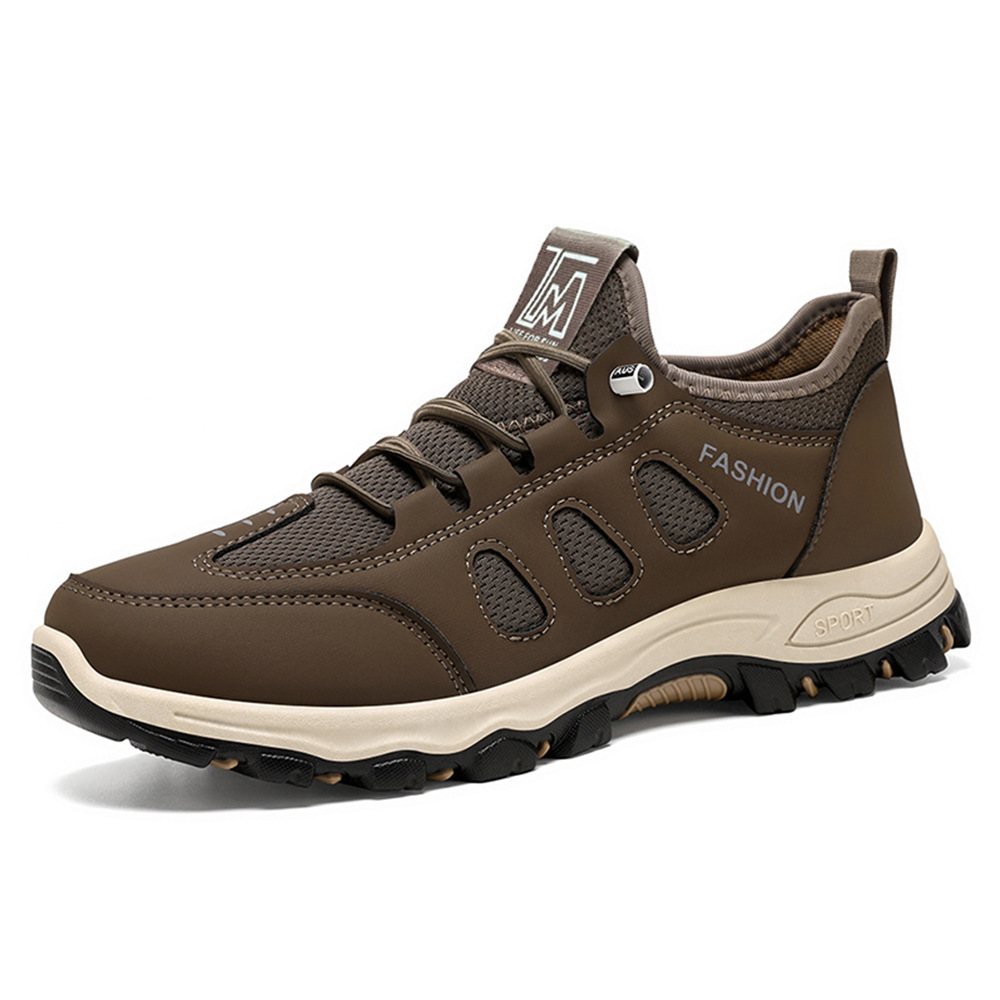 Zapatos para hombre, nuevos modelos de primavera, tallas grandes, transpirables y cómodos, zapatos deportivos para exteriores, para personas de mediana edad y mayores, venta al por mayor.